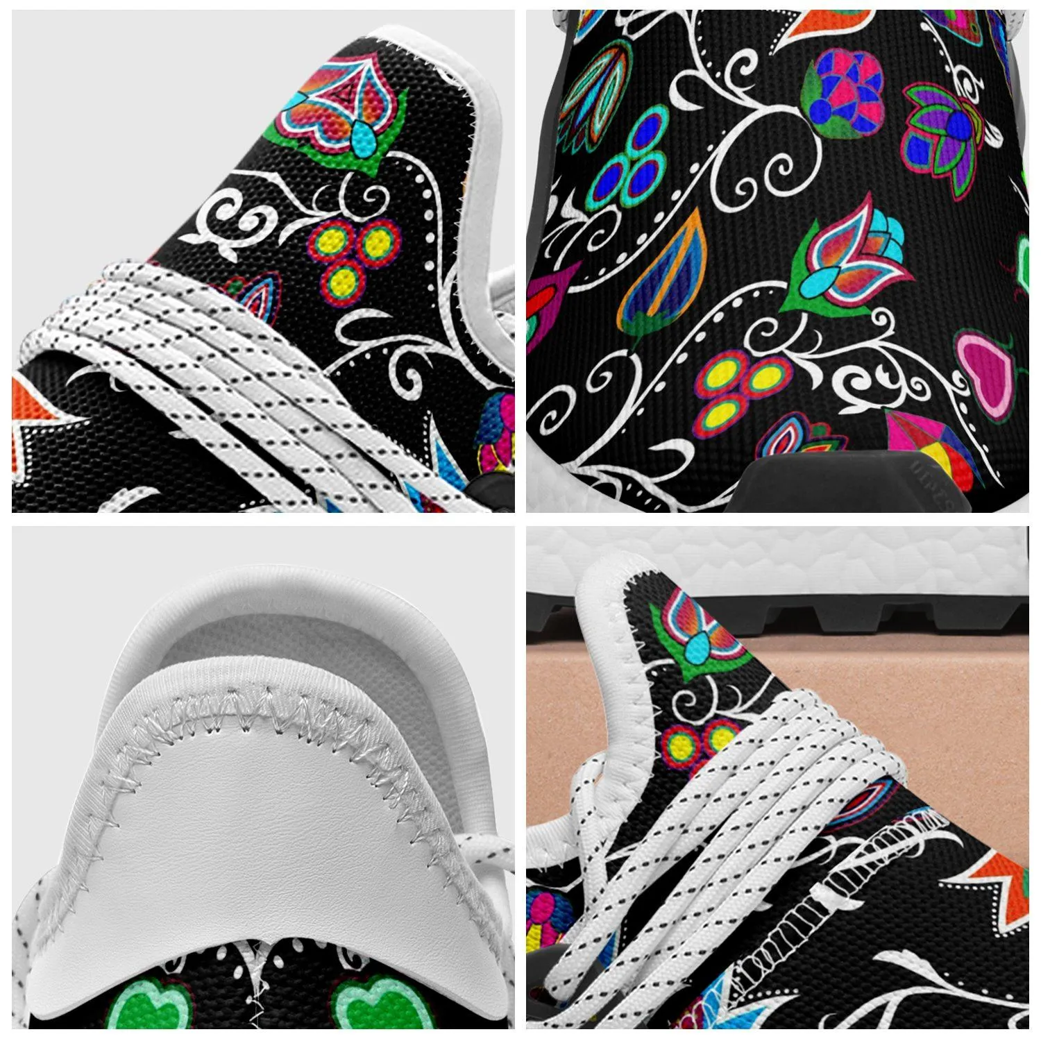 Indigenous Paisley Black Okaki Sneakers