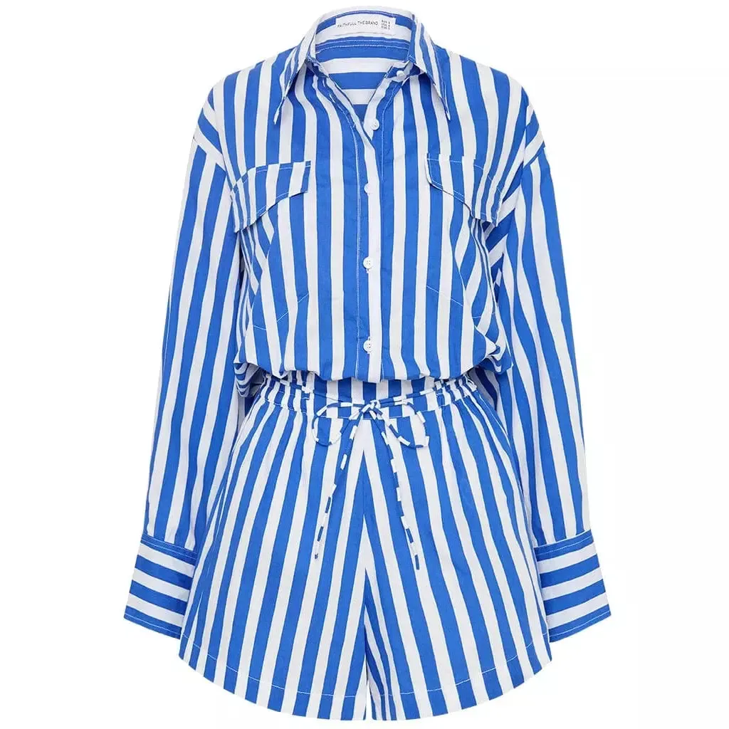ISOLE PLAYSUIT BAYOU STRIPE