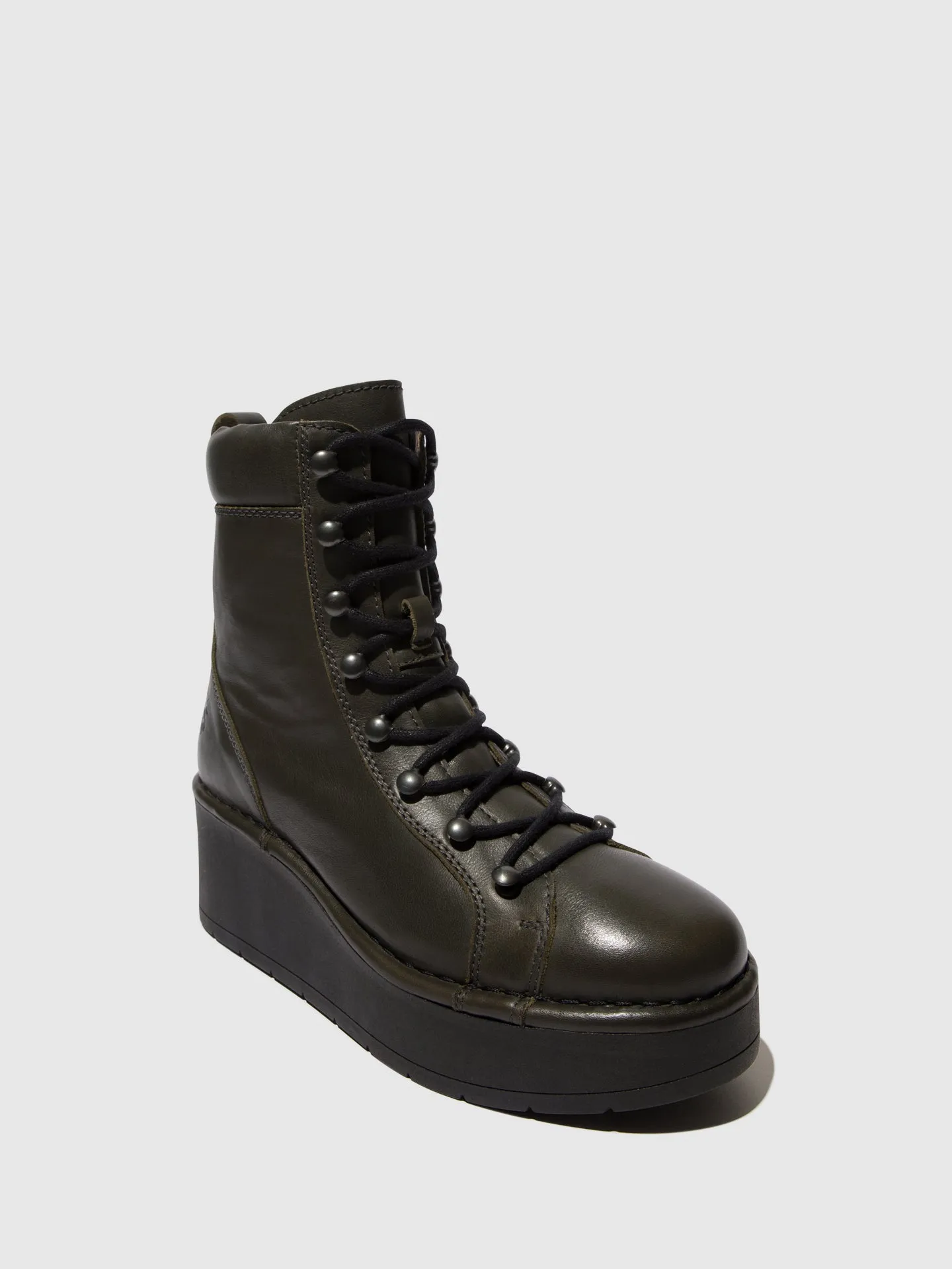 Lace-up Ankle Boots HAND247FLY DK. GREEN