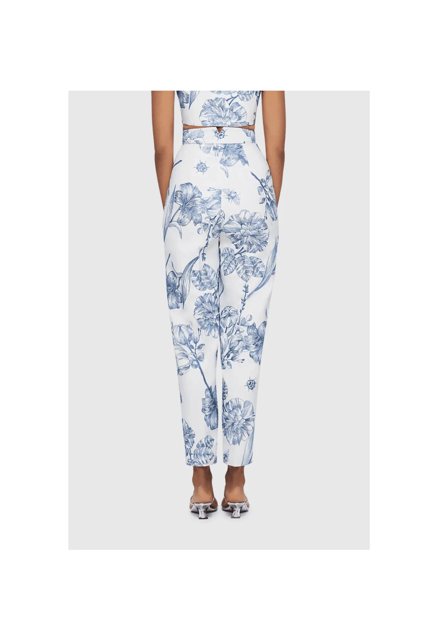 LEO LIN - Indra Embroidered Straight leg pants