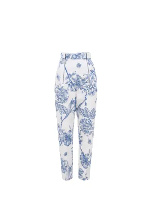 LEO LIN - Indra Embroidered Straight leg pants