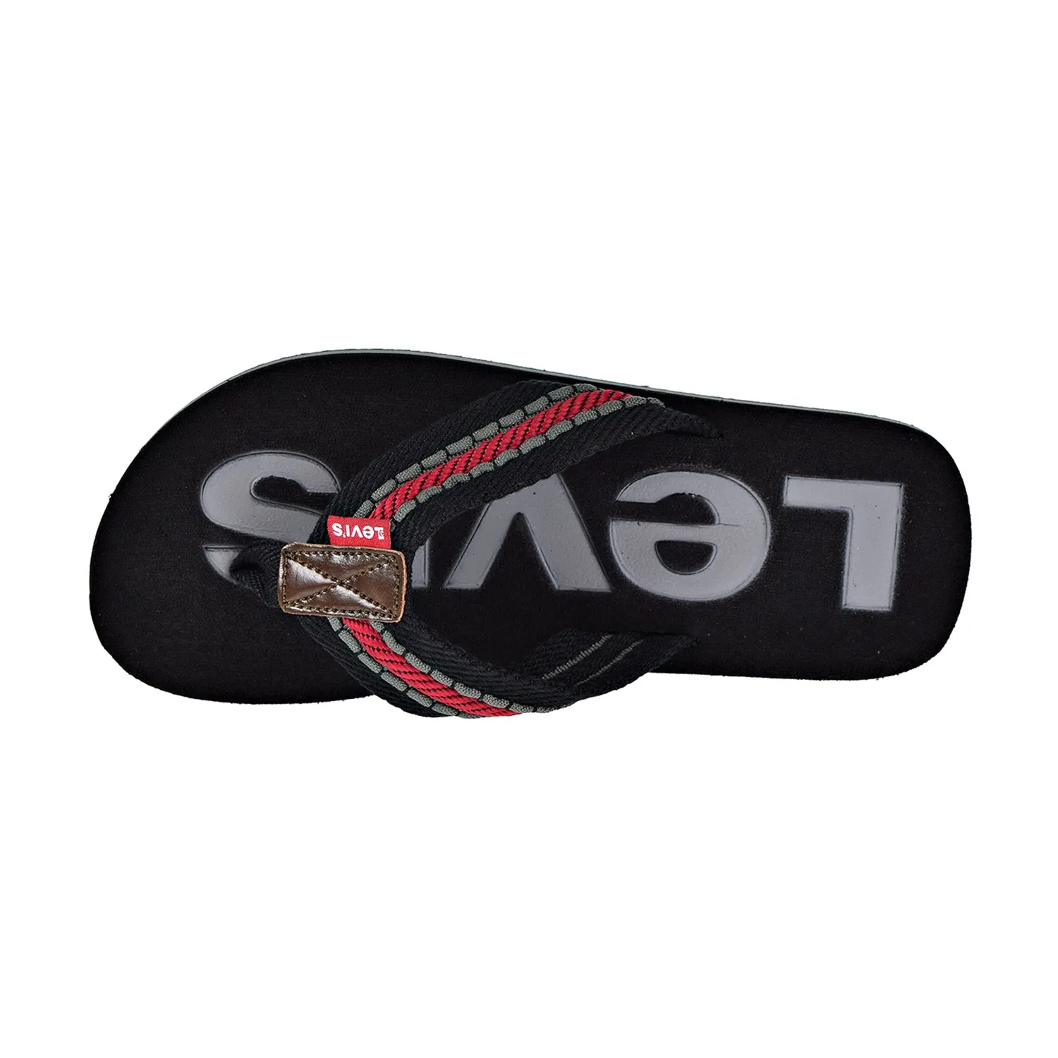 Levis Kyle Casual Men's Sandals Black/Grey/Red
