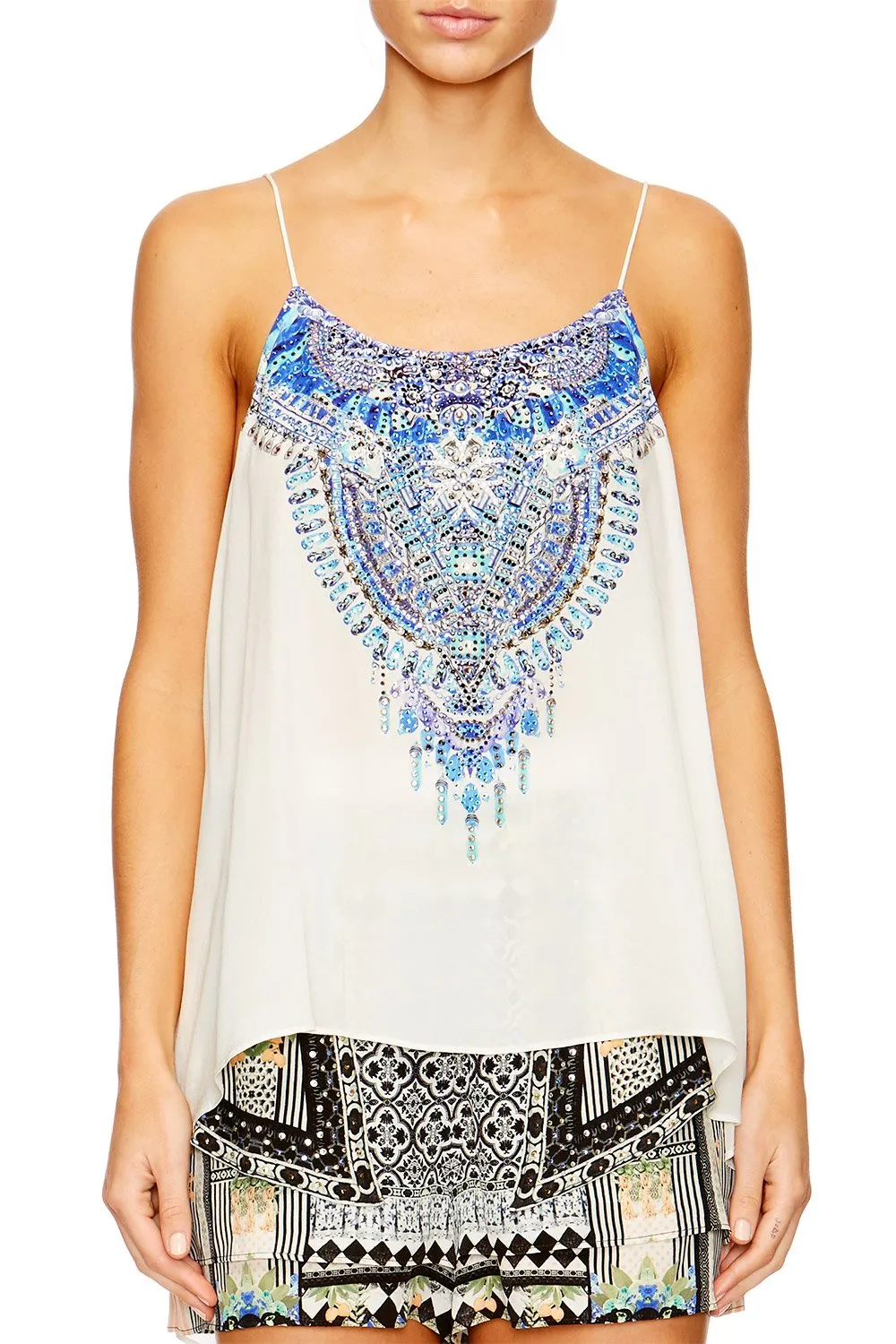 LOW BACK TOP WHITE