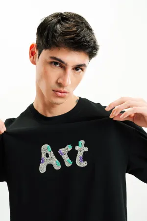 Men's Black Art Tee