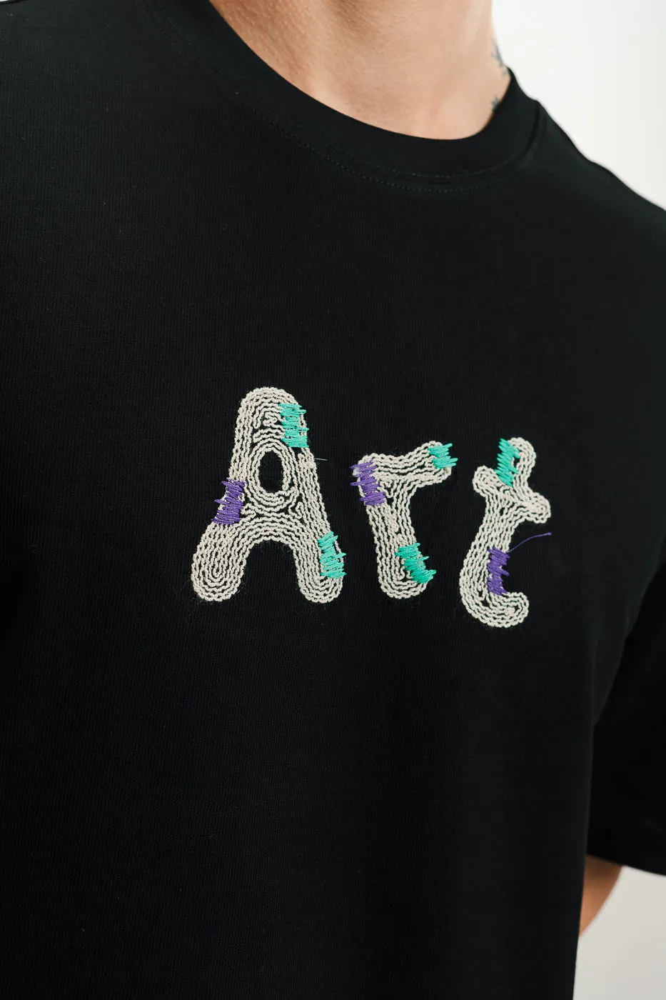Men's Black Art Tee