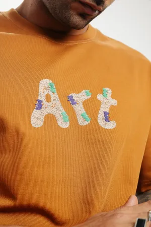 Men's Brown Art Tee