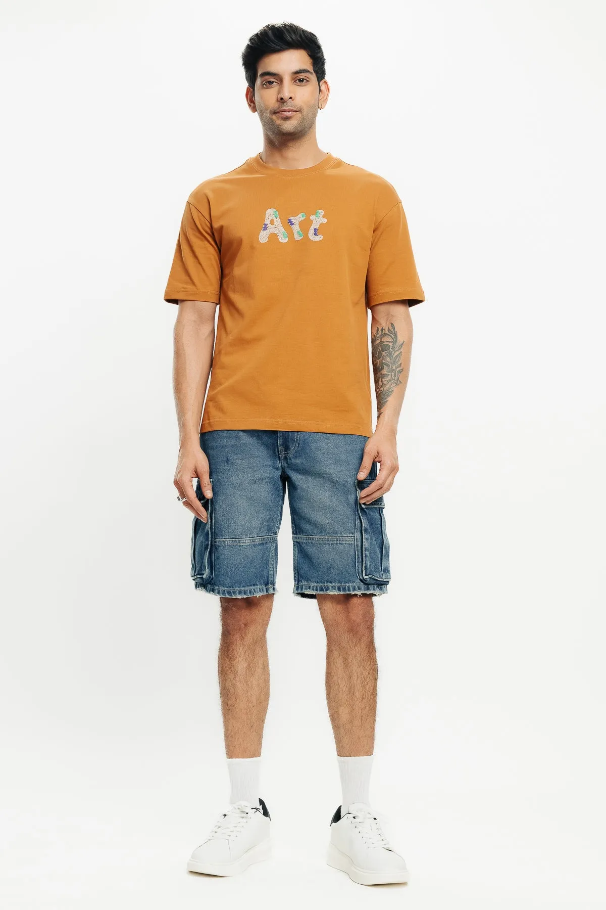Men's Brown Art Tee