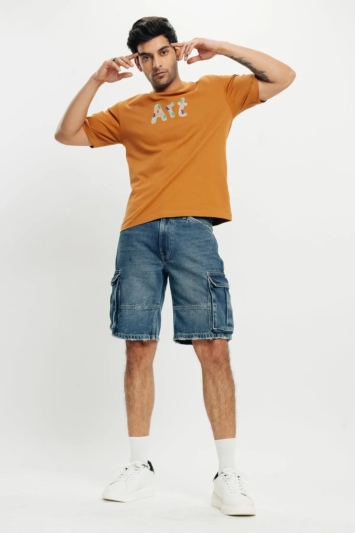 Men's Brown Art Tee