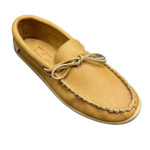 Men's Moosehide Slippers with Rubber Sole - Cork