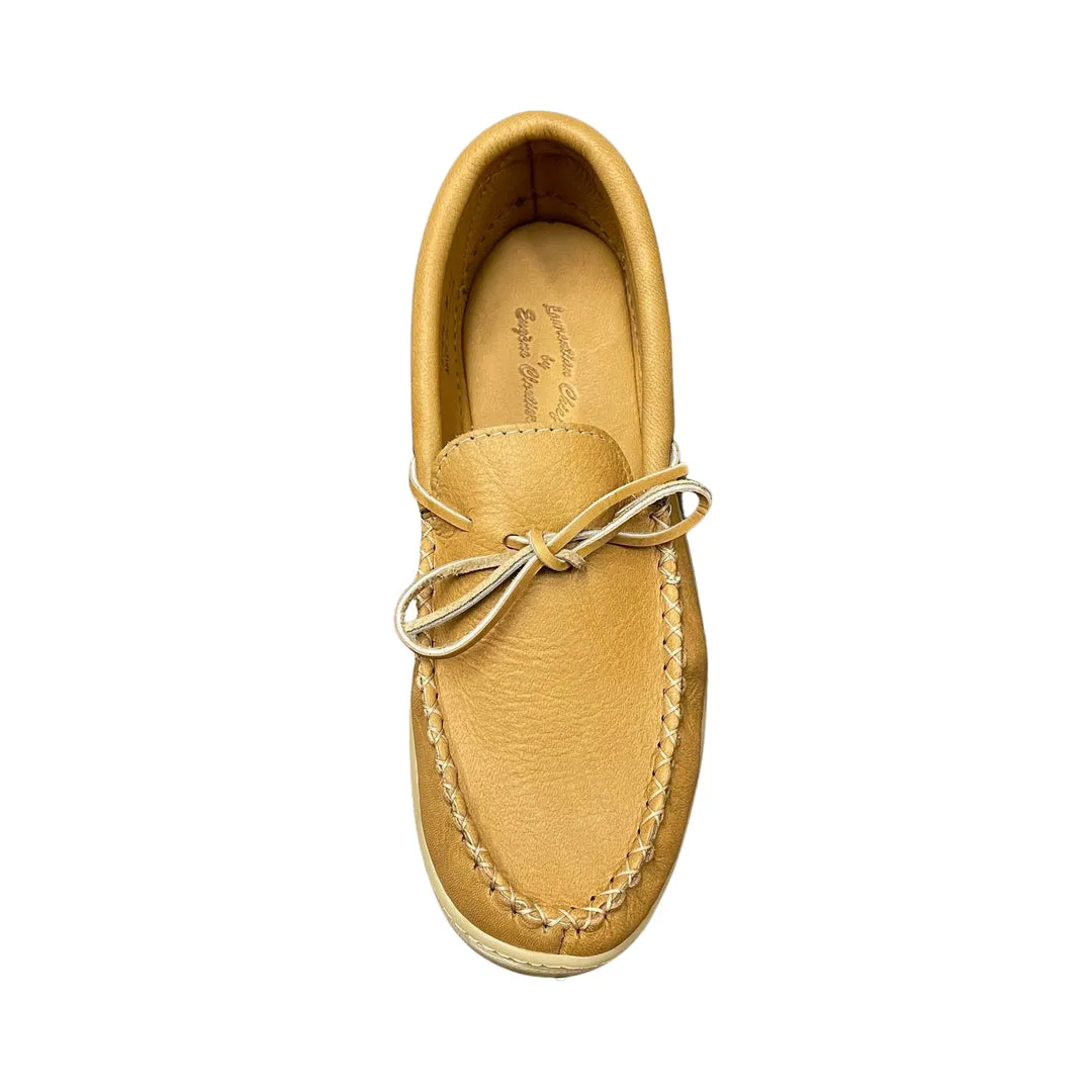 Men's Moosehide Slippers with Rubber Sole - Cork