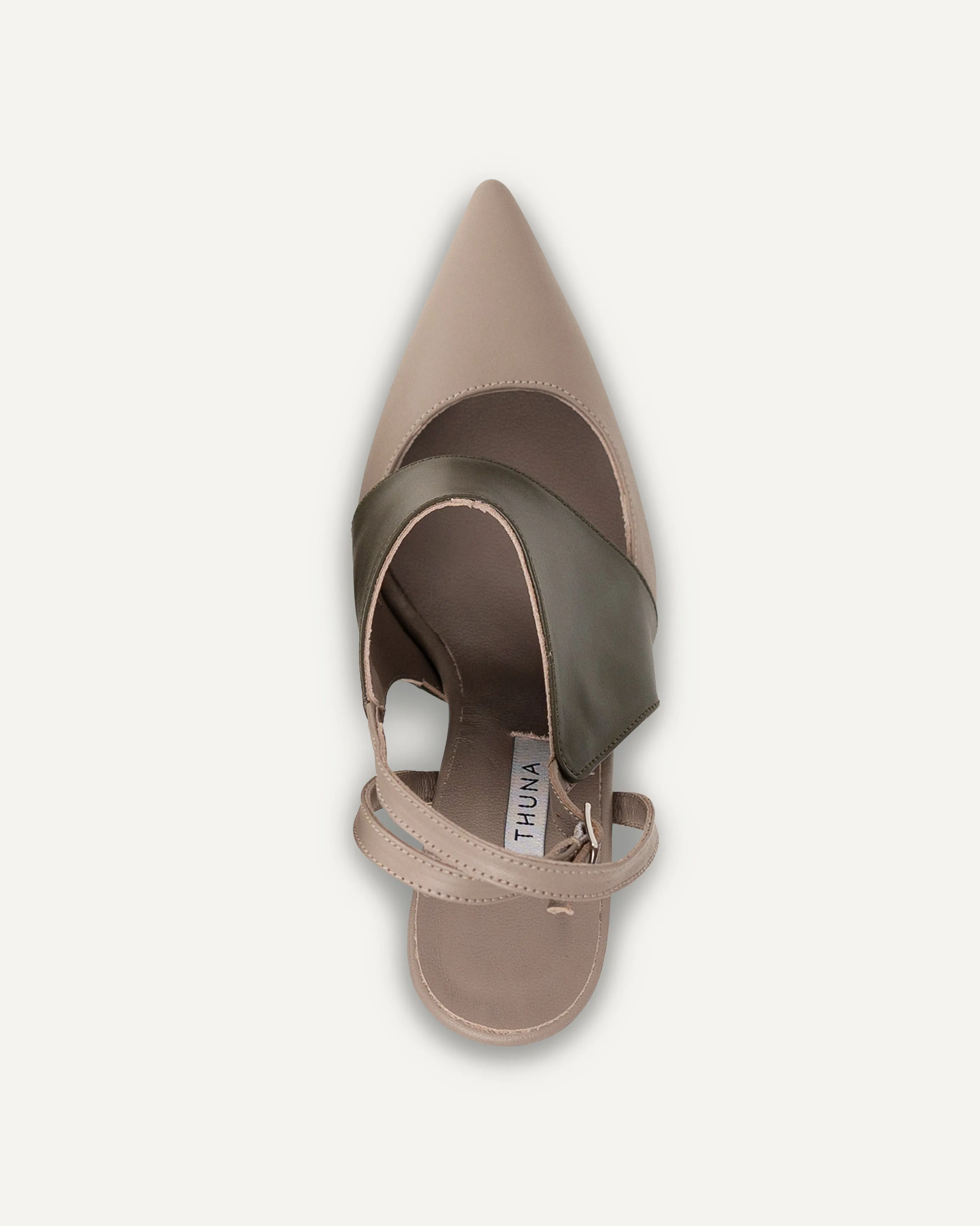 Norma olive heel