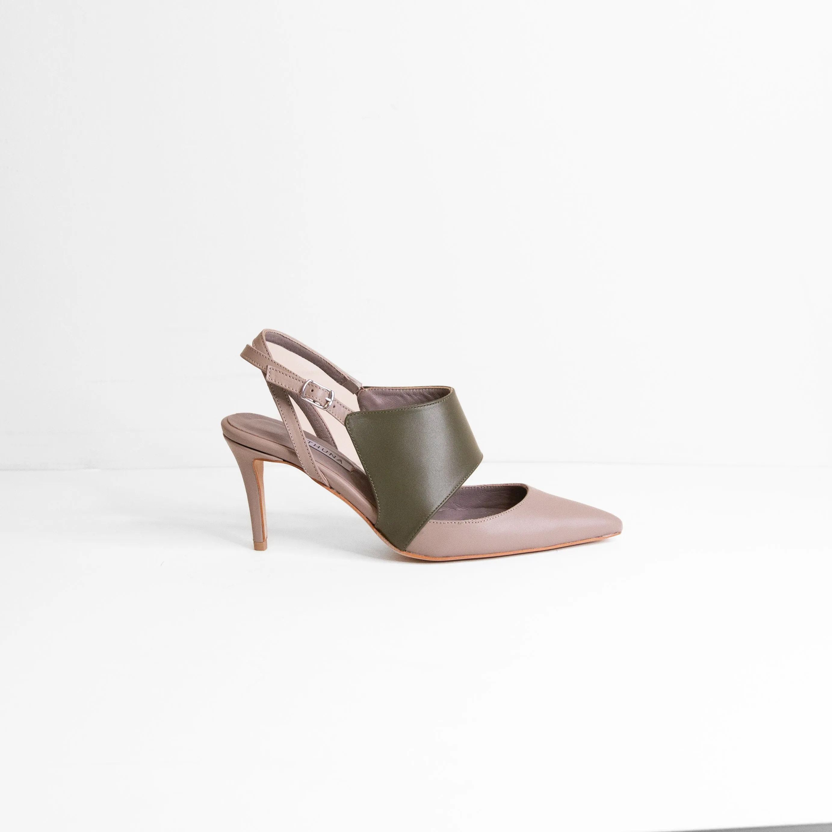 Norma olive heel