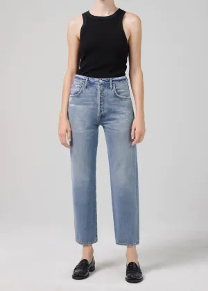 Old Blue Cropped Relaxed Straight Jean