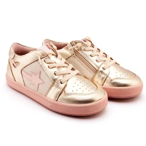 Old Soles Girl's Star Runner Casual Shoes - Gold / Nacardo Dalia / Kiss