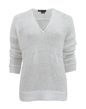 Open Knit Cotton Sweater