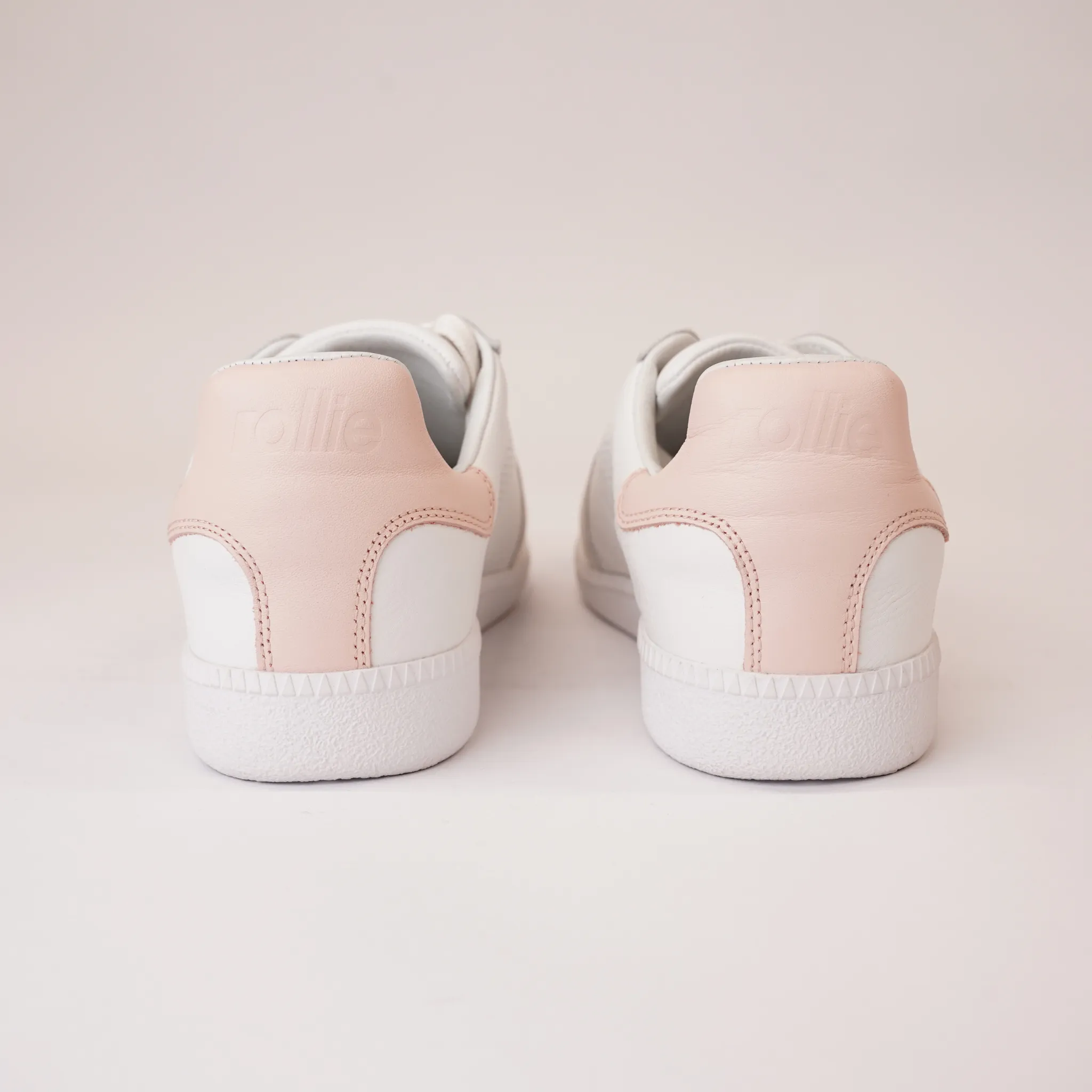 Pace 2 White/Snow Pink Leather Sneakers