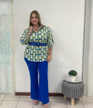 Plus green and blue It has buttons