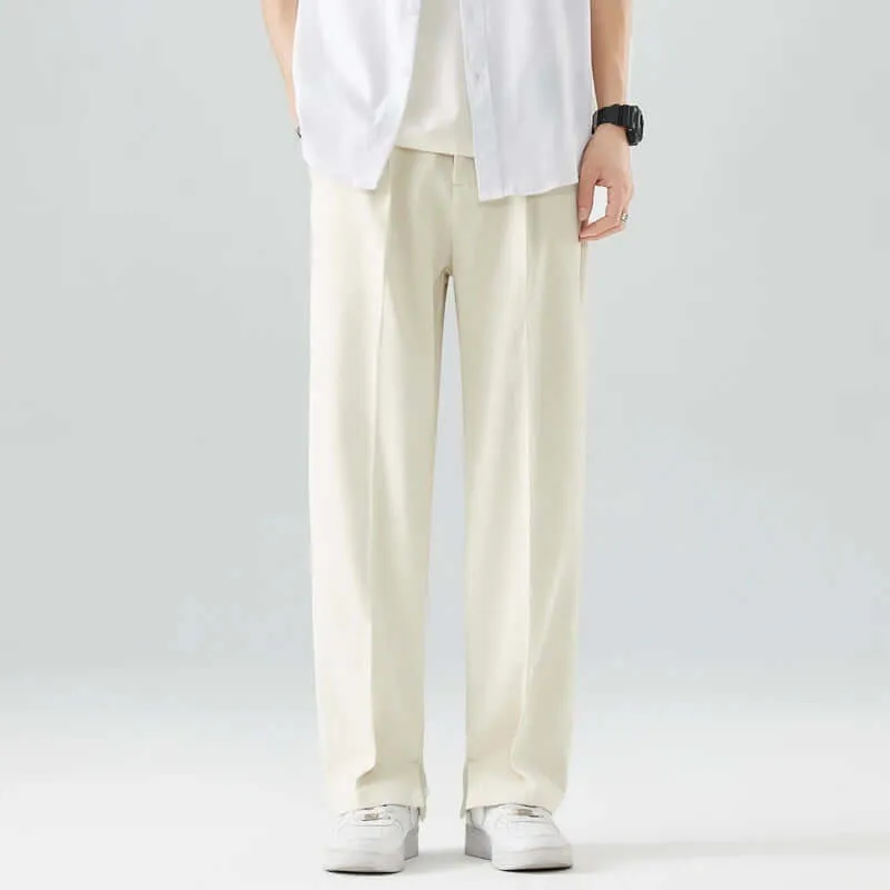 Relaxed Wide Leg Trousers
