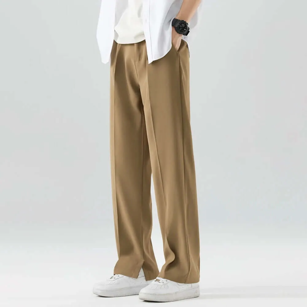 Relaxed Wide Leg Trousers