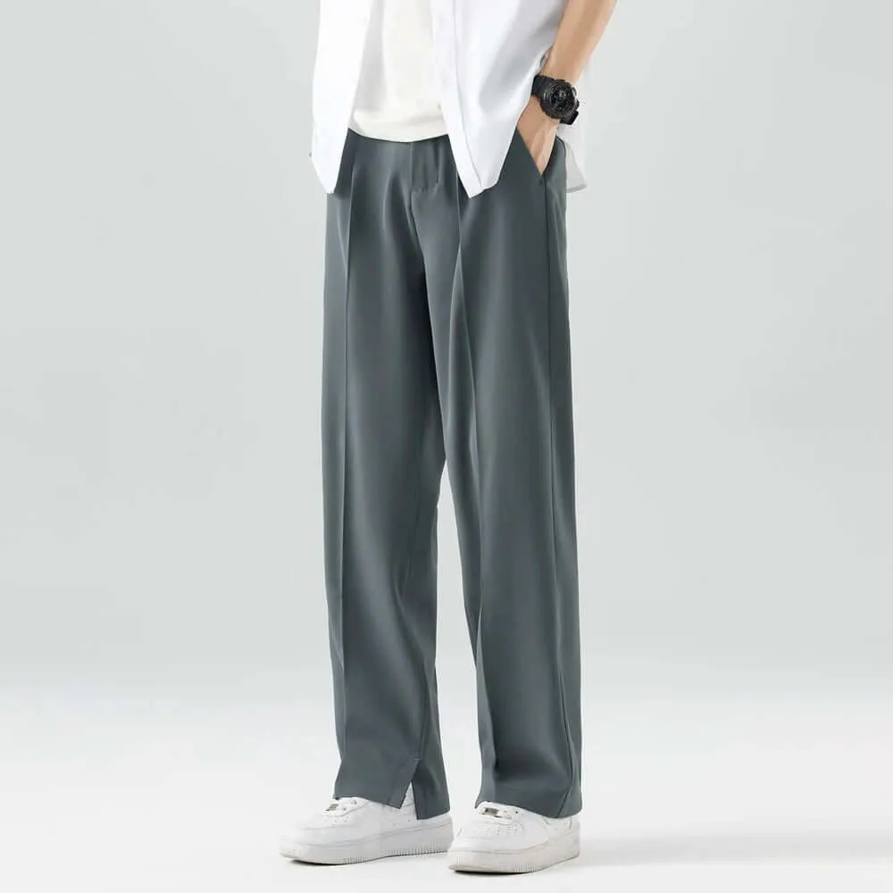 Relaxed Wide Leg Trousers