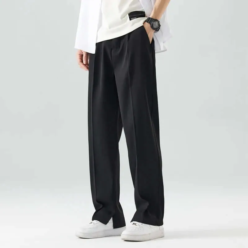 Relaxed Wide Leg Trousers
