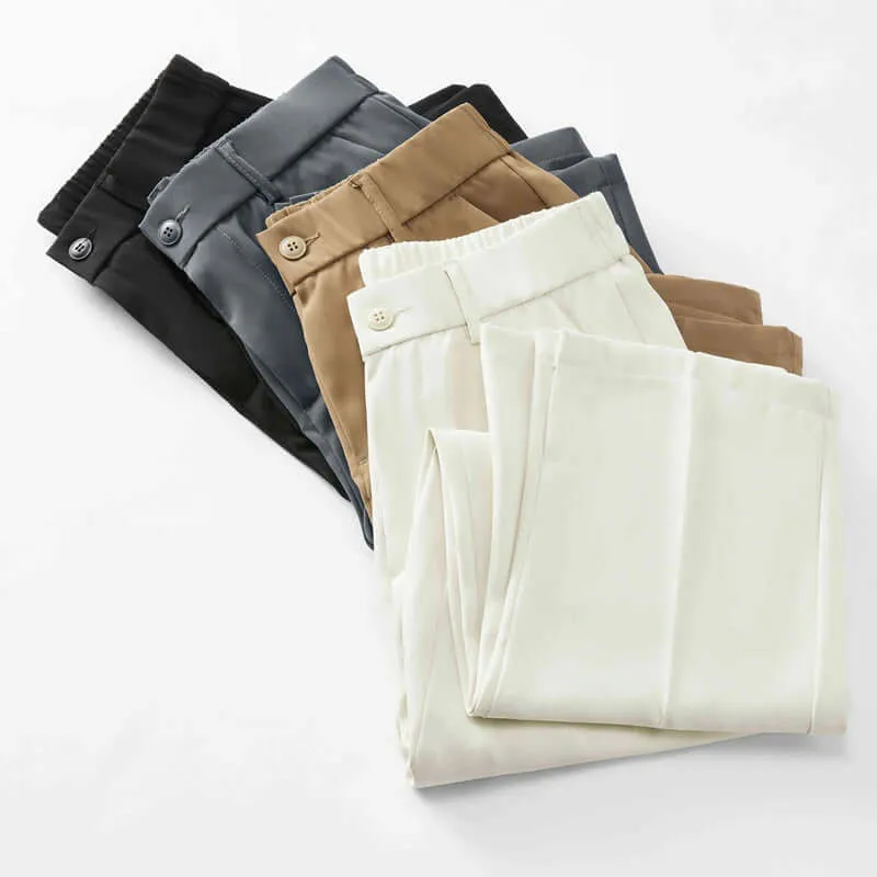 Relaxed Wide Leg Trousers