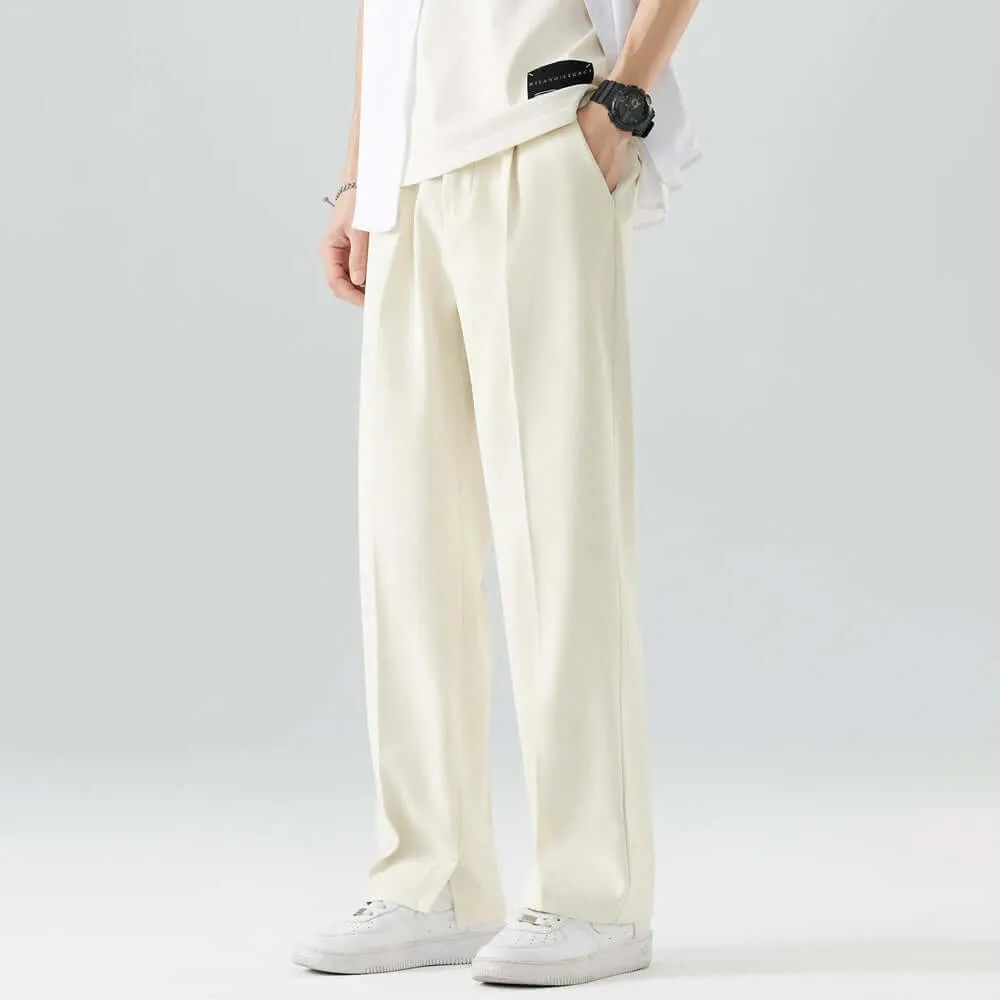 Relaxed Wide Leg Trousers