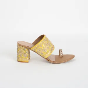 Reya Kolhapuri Block Heels
