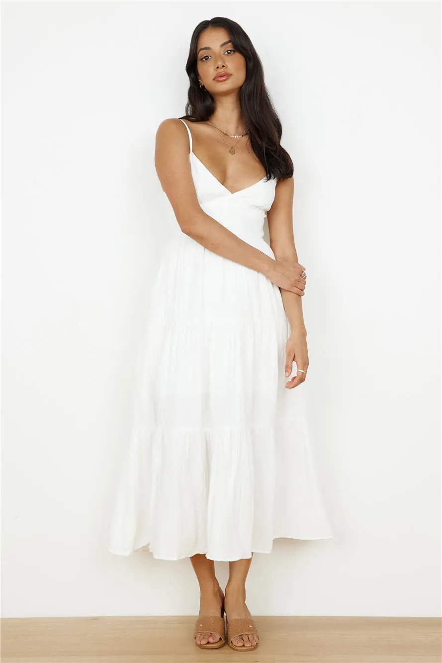 Share The Love Maxi Dress White
