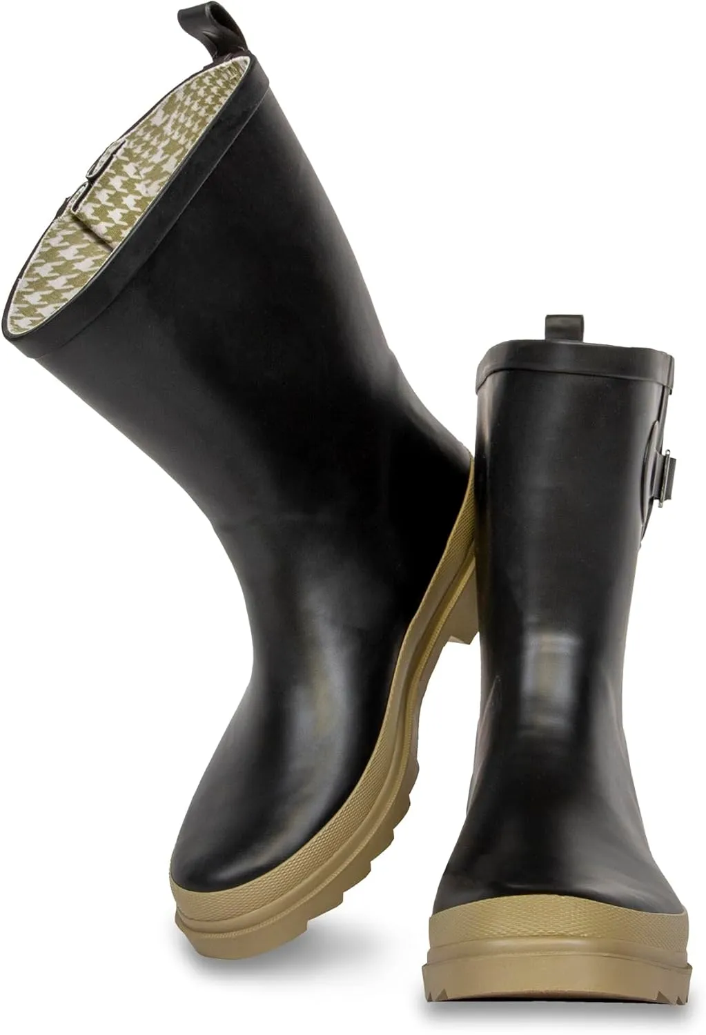 ShedRain GOGO Margot Mid Rubber/Print Lining Rainboot