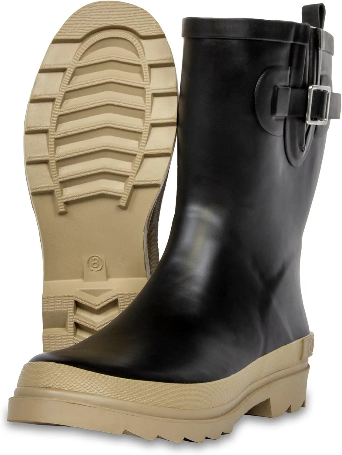 ShedRain GOGO Margot Mid Rubber/Print Lining Rainboot