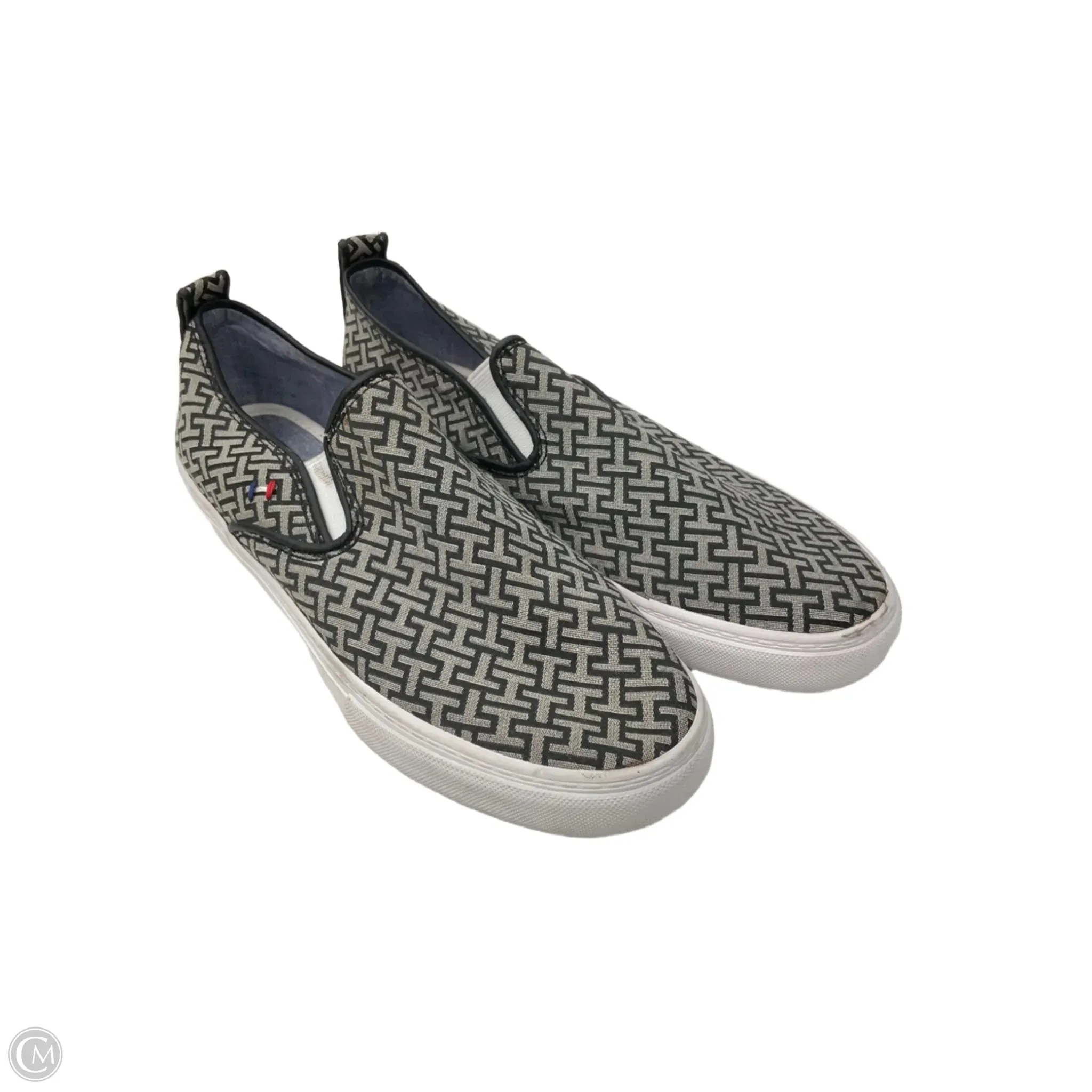 Shoes Flats By Tommy Hilfiger In Grey, Size: 8