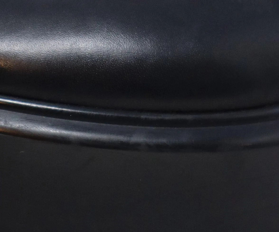 The Row Black Leather Platform Boots sz 9
