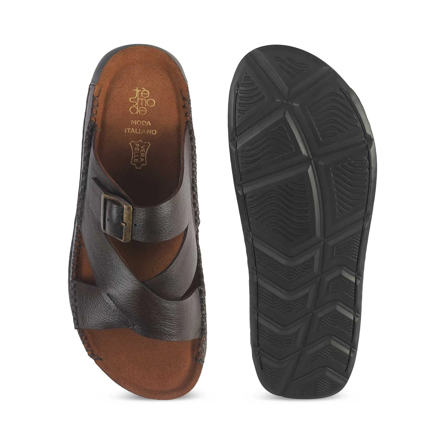 Tresmode Vagri Brown Men's Sandals