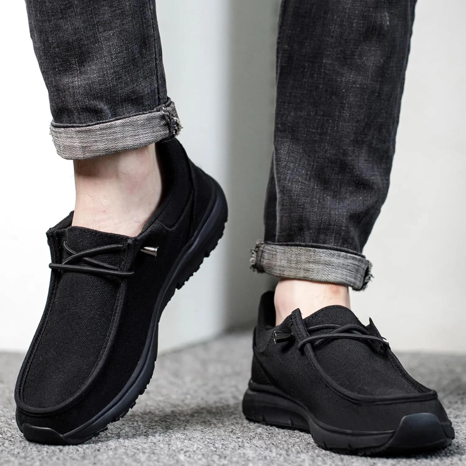 ulogu Non Slip Waterproof Shoes for Men WomenOil Resistant Slip On Work Loafers