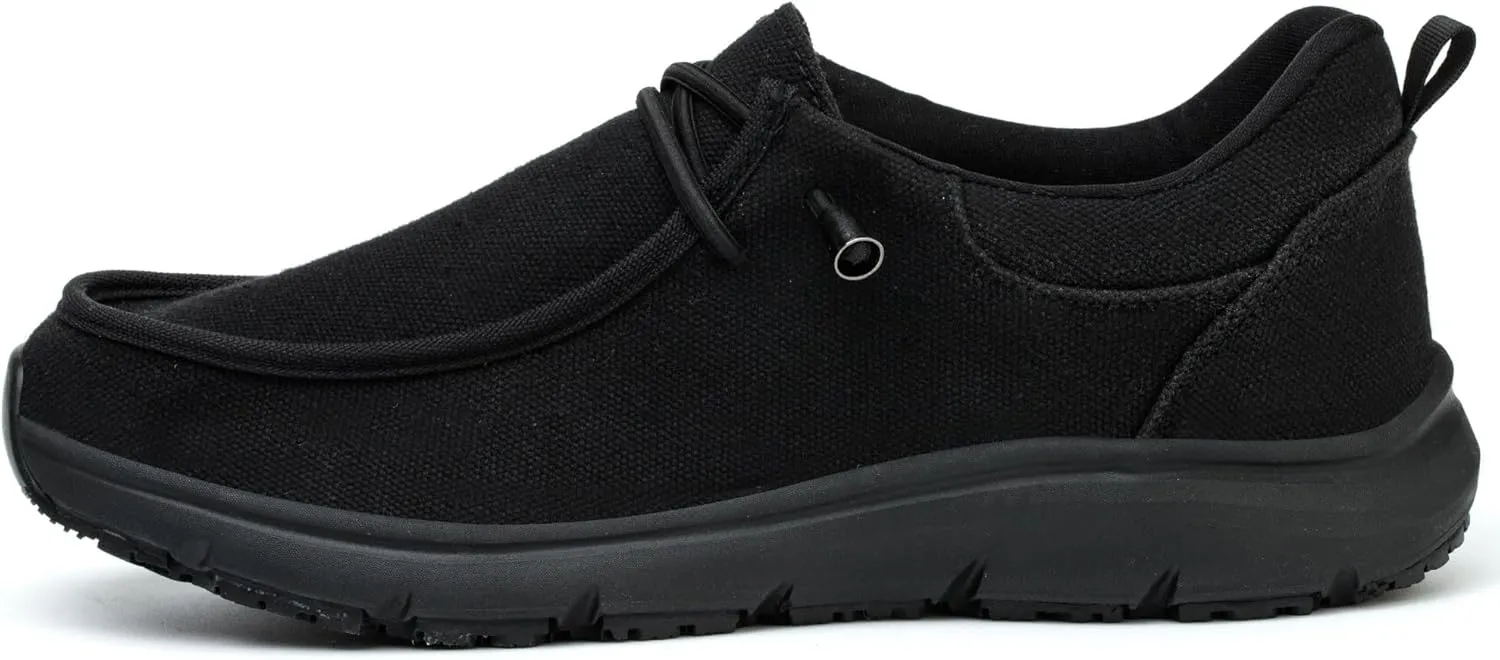 ulogu Non Slip Waterproof Shoes for Men WomenOil Resistant Slip On Work Loafers