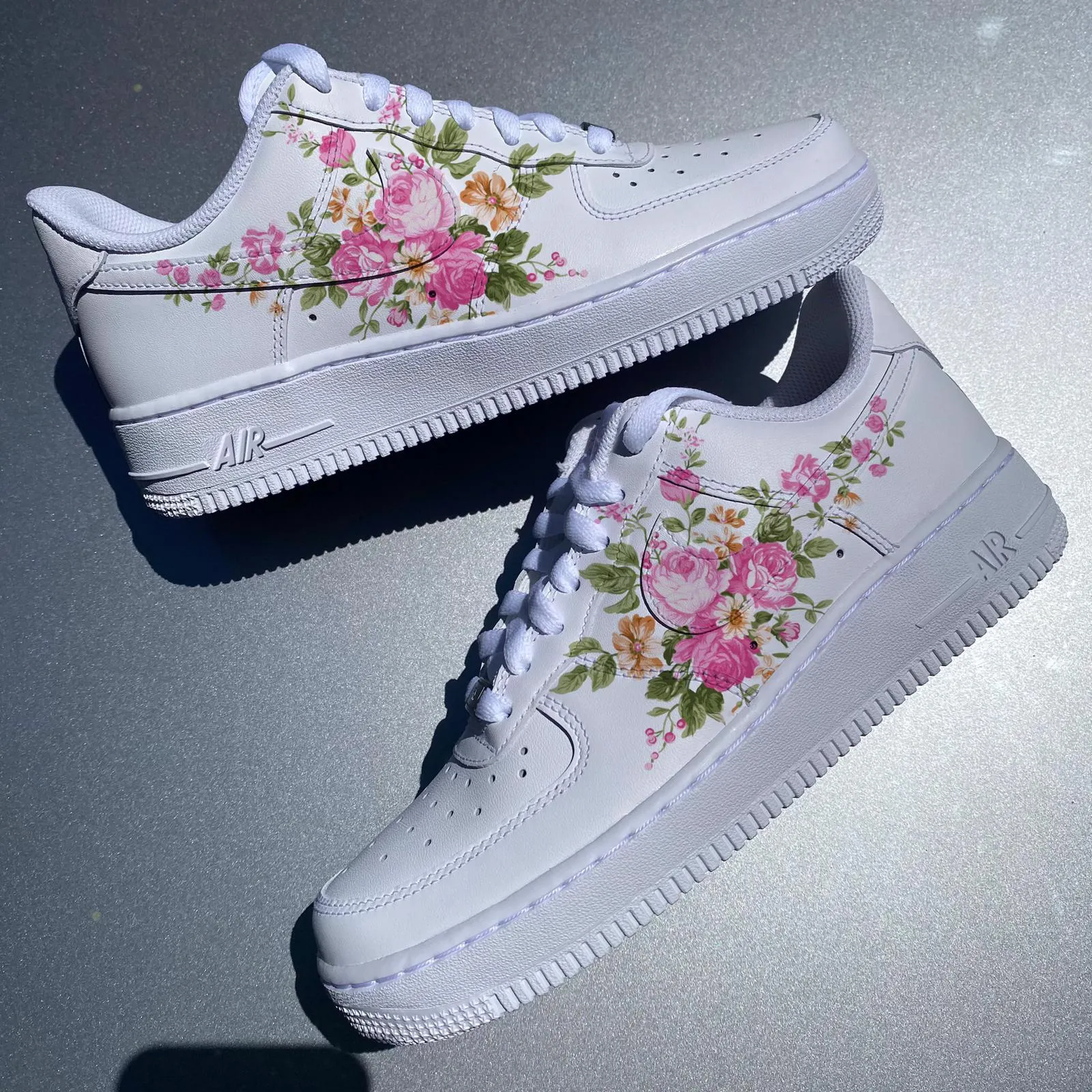 Vintage Pink Flower AF1