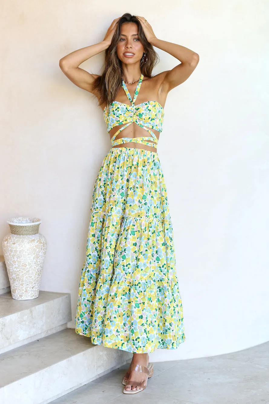 Wattlebush Crop Top Green