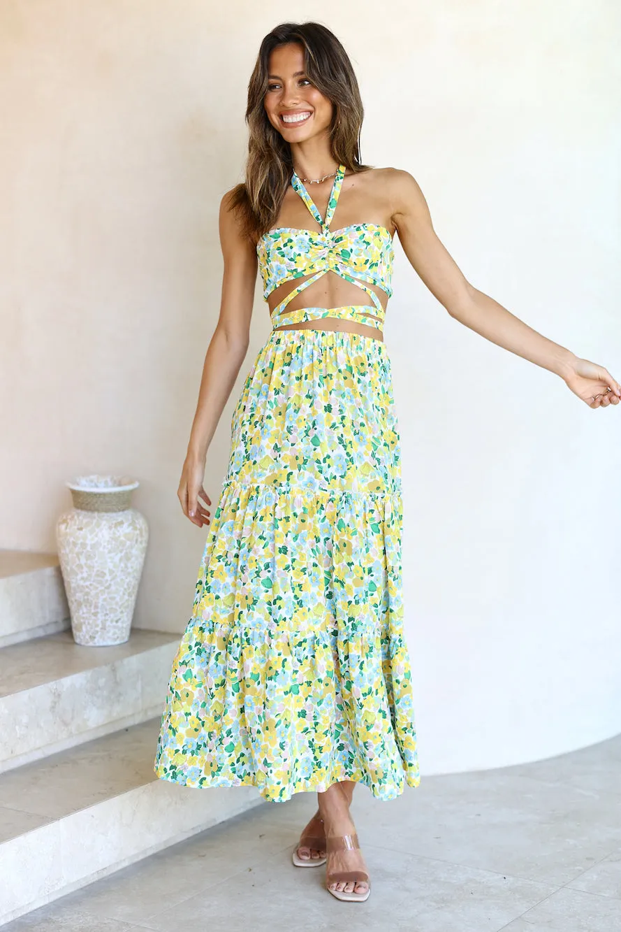 Wattlebush Crop Top Green