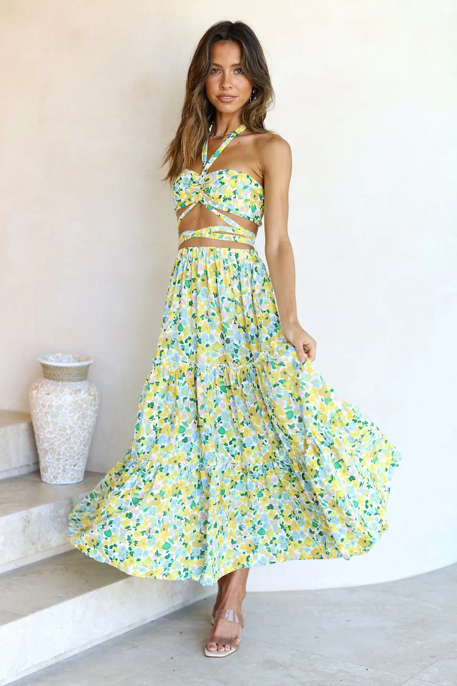 Wattlebush Crop Top Green