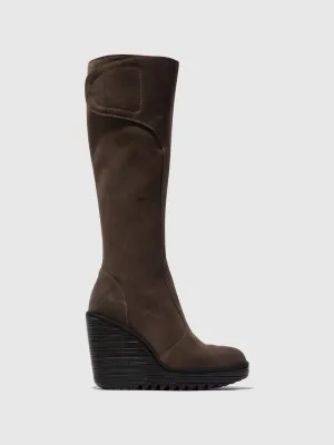 Zip Up Boots DELL464FLY ANTHRACITE
