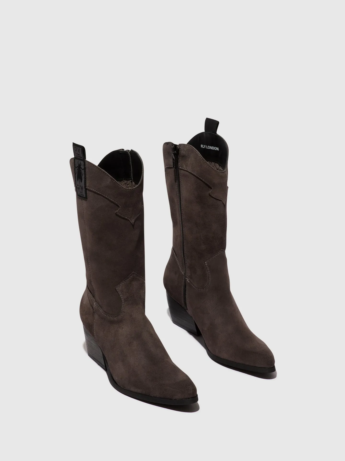 Zip Up Boots TEKE906FLY GREY