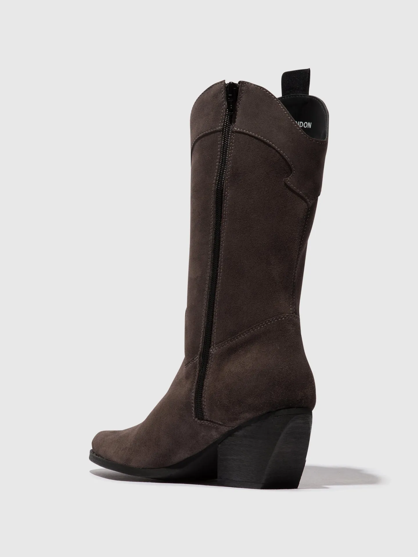 Zip Up Boots TEKE906FLY GREY